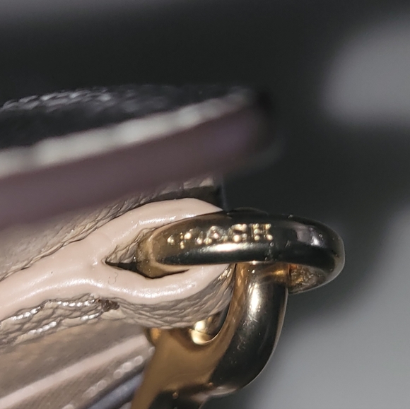 COACH Slim Envelope Wallet on Chain Plus Medium Size Straw Hat! - Picture 11 of 11